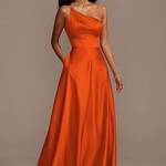 light orange bridesmaid dresses