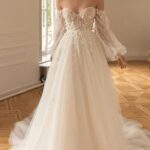 Long Sleeve Wedding Dress Off Shoulder