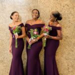 Plum Purple bridesmaid dresses