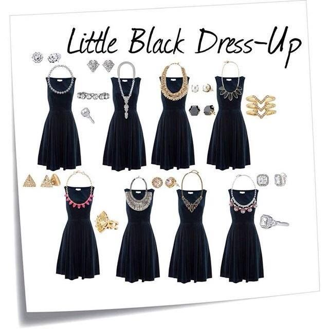What Jewelry To Wear With A Black Halter Dress?