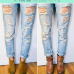 What shoes to wear with boyfriend jeans