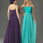 Turquoise And Purple Wedding Bridesmaid Dresses