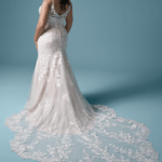 Wedding Dress With Lace Train