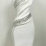 White Dress With Diamonds