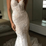 Trumpet Wedding Dress With Sleeves