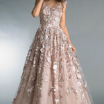 Tulle Midi Dress With Sleeves
