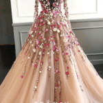 Tulle Dress With Flowers