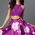 Two Piece Prom Dress With Shorts